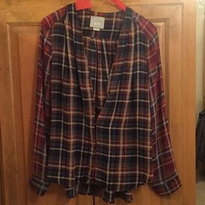 Maeve button up front blouse